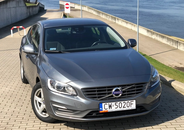 Volvo S60 cena 64900 przebieg: 179000, rok produkcji 2017 z Włocławek małe 704